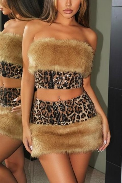 Komplet ZIBRENA BEIGE, Boja: bež, IVET.RS - Nova Kolekcija