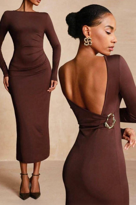 Haljina TOFEILA, Boja: braon, IVET.RS - Nova Kolekcija