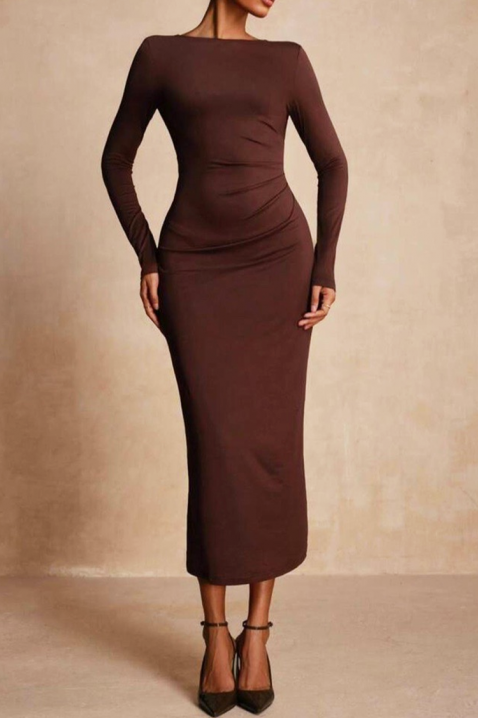 Haljina TOFEILA, Boja: braon, IVET.RS - Nova Kolekcija