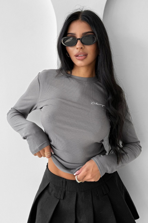 Ženska bluza DAVROLZA GREY, Boja: siva, IVET.RS - Nova Kolekcija