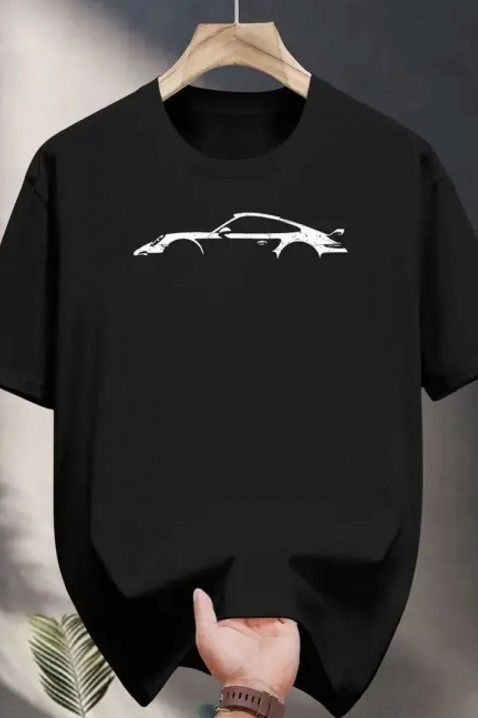 Muška majica POXOR, Boja: crna, IVET.RS - Nova Kolekcija