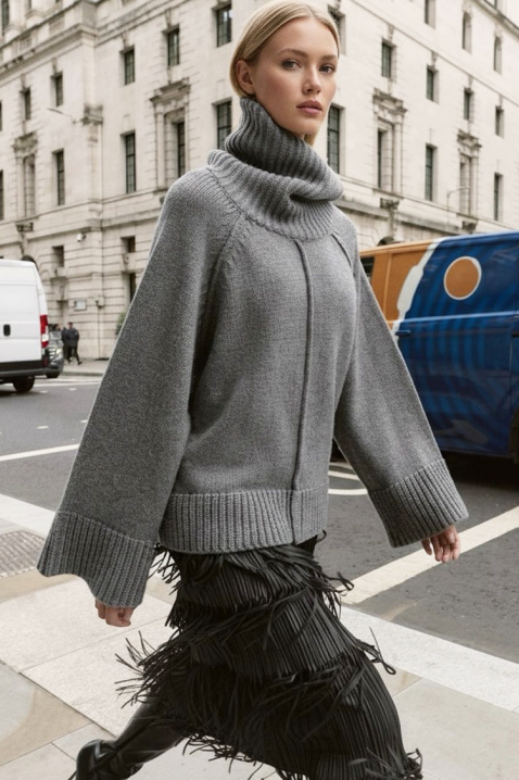 Džemper MLENVILDA GREY, Boja: siva, IVET.RS - Nova Kolekcija