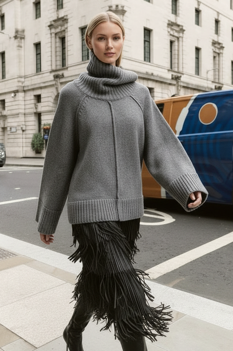 Džemper MLENVILDA GREY, Boja: siva, IVET.RS - Nova Kolekcija