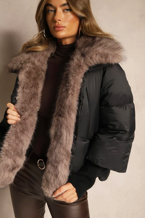 Jakna SIBRINZA BLACK, Boja: crna, IVET.RS - Nova Kolekcija