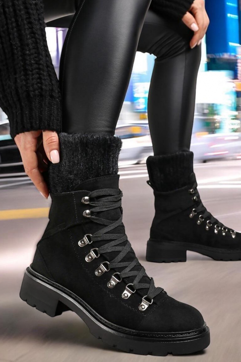 Ženske gležnjače HLOVELDA, Boja: crna, IVET.RS - Nova Kolekcija