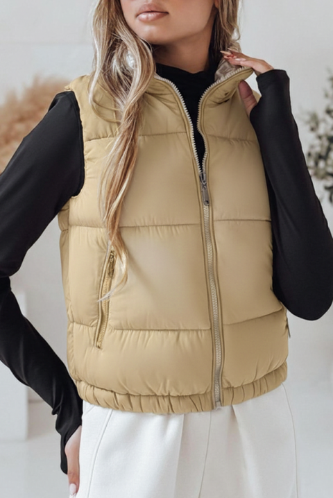 Prsluk BRASELDA BEIGE, Boja: bež, IVET.RS - Nova Kolekcija