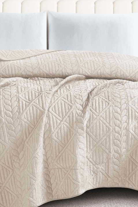 Prekrivač BORFELVA ECRU 200х220 cm, Boja: ecru, IVET.RS - Nova Kolekcija