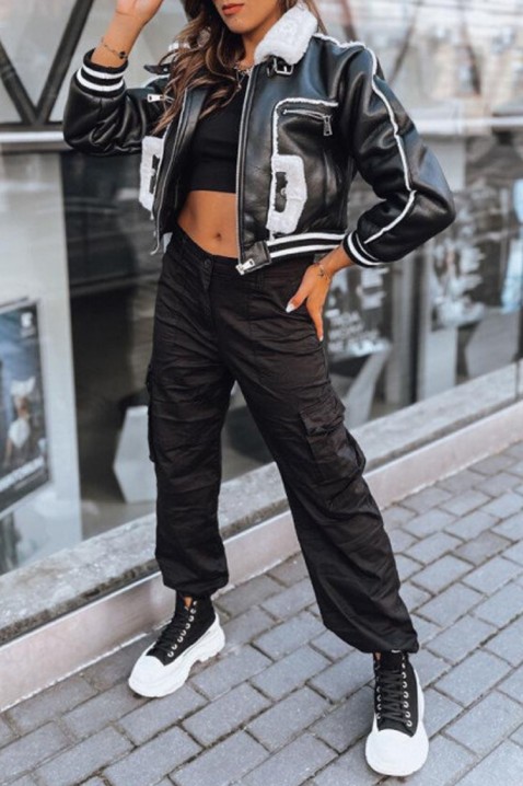 Jakna DENFORA, Boja: crna i bela, IVET.RS - Nova Kolekcija