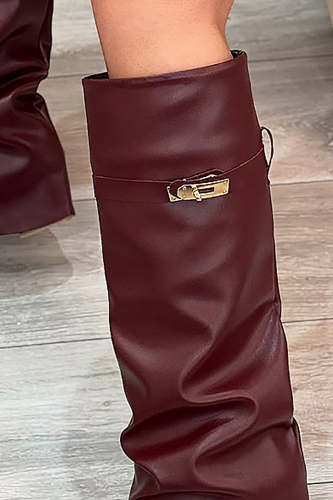 Čizme GIVENDRA BORDO, Boja: bordo, IVET.RS - Nova Kolekcija