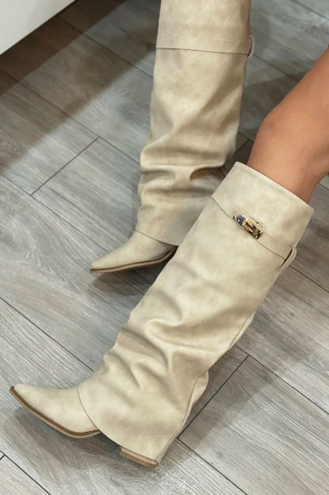 Čizme GIVENDRA ECRU, Boja: ecru, IVET.RS - Nova Kolekcija