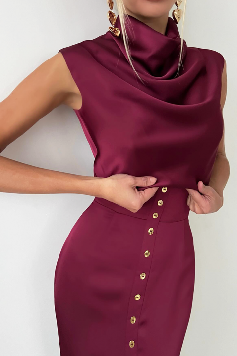 Komplet POLIONA BORDO, Boja: bordo, IVET.RS - Nova Kolekcija