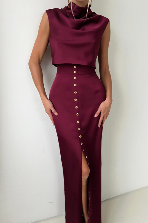 Komplet POLIONA BORDO, Boja: bordo, IVET.RS - Nova Kolekcija