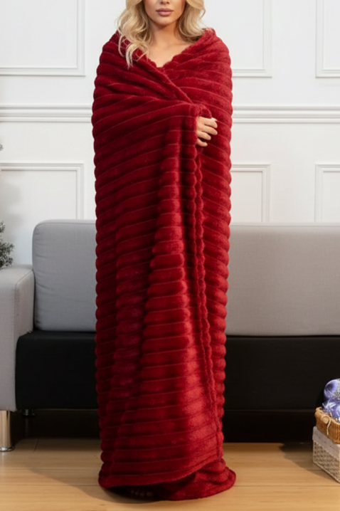 Ćebe DIMFELDA RED 200x220 cm, Boja: crvena, IVET.RS - Nova Kolekcija