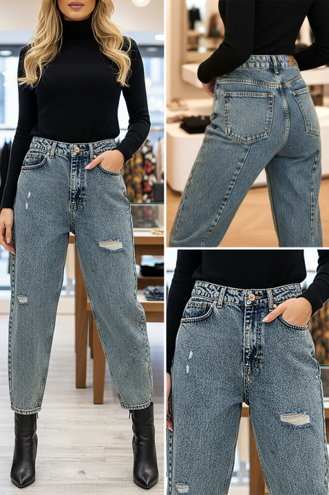 Farmerke ELRONZIYA, Boja: plava, IVET.RS - Nova Kolekcija