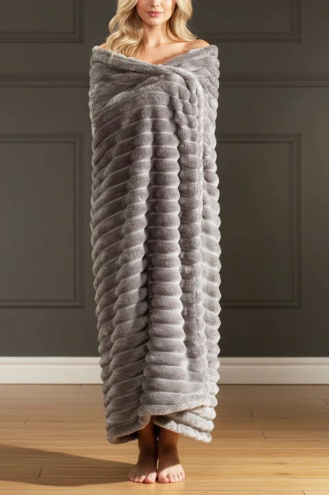 Ćebe DIMFELDA GREY 160x200 cm, Boja: siva, IVET.RS - Nova Kolekcija