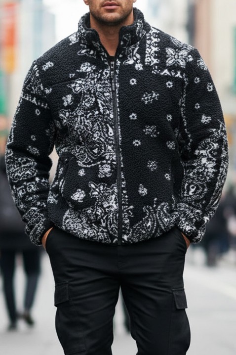 Muška dukserica FERENZO, Boja: crna, IVET.RS - Nova Kolekcija