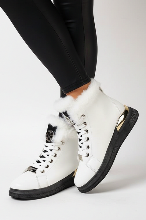 Ženske gležnjače VEONELZA WHITE, Boja: bela, IVET.RS - Nova Kolekcija