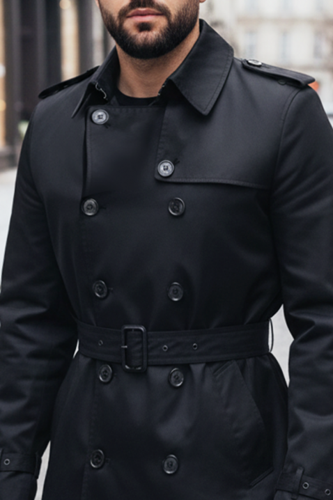 Muški mantil XABELTO, Boja: crna, IVET.RS - Nova Kolekcija