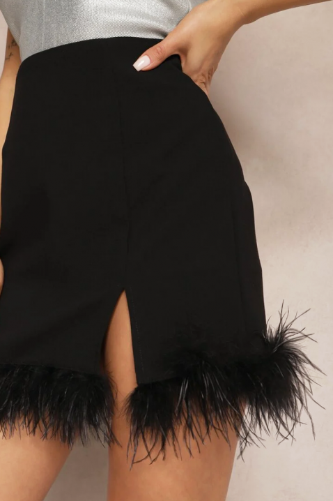 Suknja PURZELDA BLACK, Boja: crna, IVET.RS - Nova Kolekcija