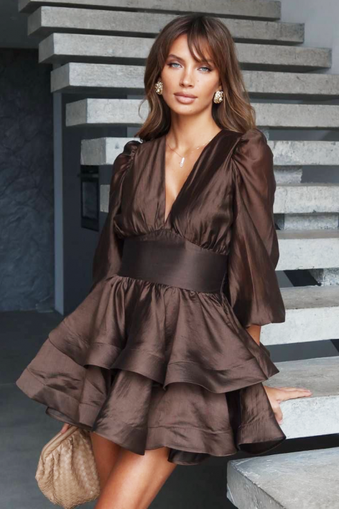 Haljina VLONDELA BROWN, Boja: braon, IVET.RS - Nova Kolekcija