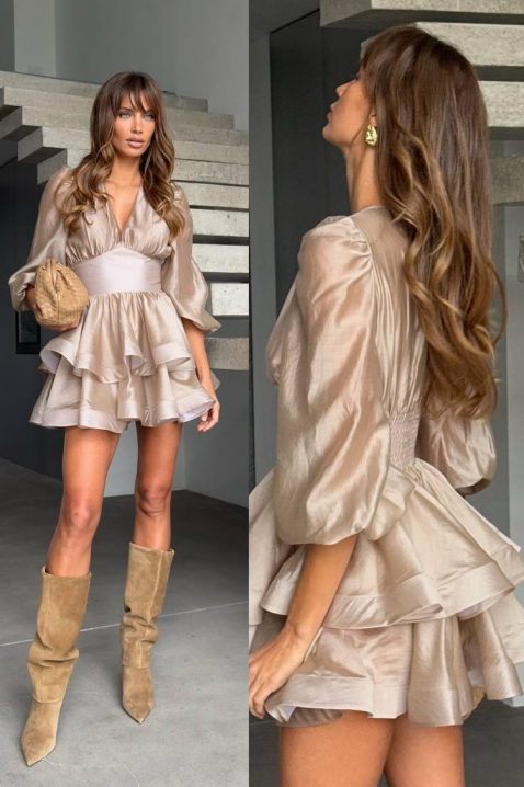 Haljina VLONDELA BEIGE, Boja: bež, IVET.RS - Nova Kolekcija