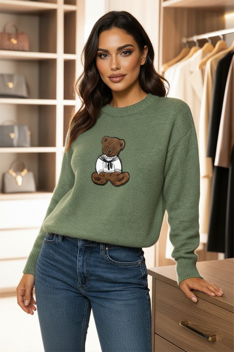 Ženska bluza BEARITA GREEN, Boja: zelena, IVET.RS - Nova Kolekcija