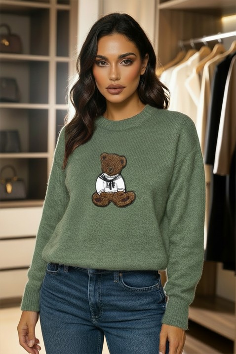 Ženska bluza BEARITA GREEN, Boja: zelena, IVET.RS - Nova Kolekcija