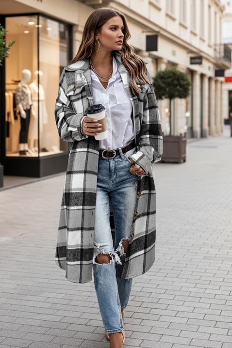 Kaput RAYENITA GREY, Boja: siva, IVET.RS - Nova Kolekcija