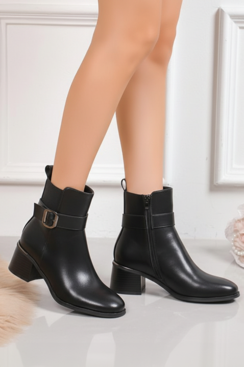 Ženske gležnjače BERDILFA, Boja: crna, IVET.RS - Nova Kolekcija