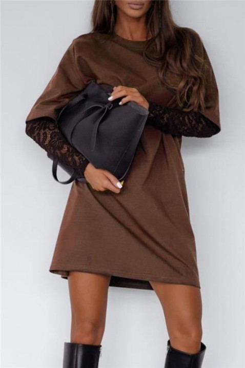 Haljina KERINSA, Boja: braon, IVET.RS - Nova Kolekcija