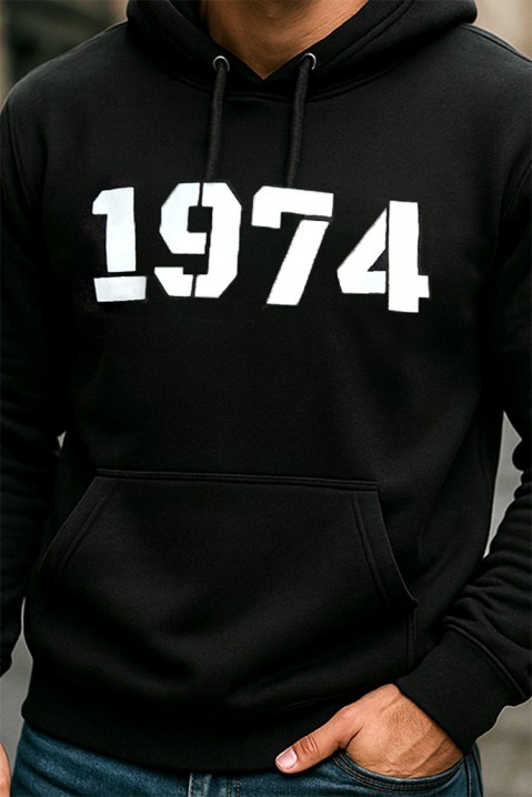 Muška dukserica HERTEZ, Boja: crna, IVET.RS - Nova Kolekcija