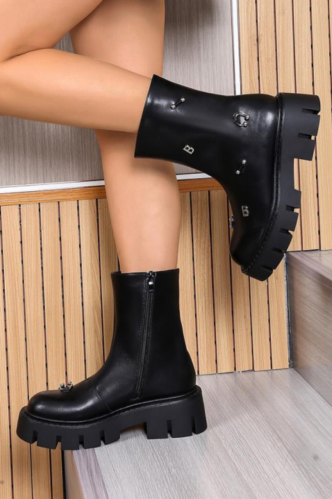 Ženske čizme SORDEFONA, Boja: crna, IVET.RS - Nova Kolekcija