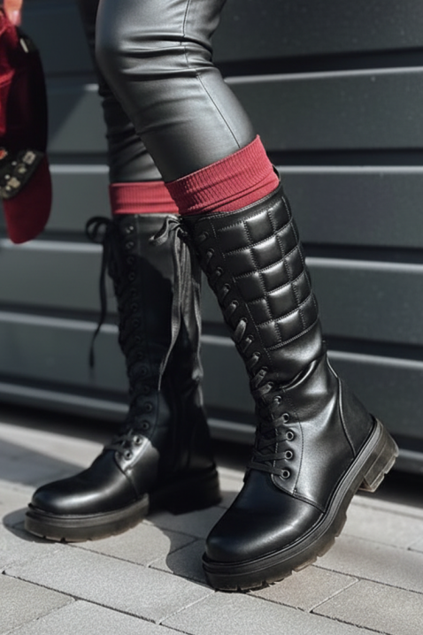 Čizme KAMSOLA, Boja: crna, IVET.RS - Nova Kolekcija