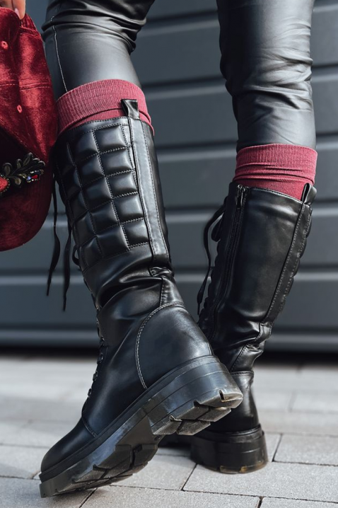 Čizme KAMSOLA, Boja: crna, IVET.RS - Nova Kolekcija