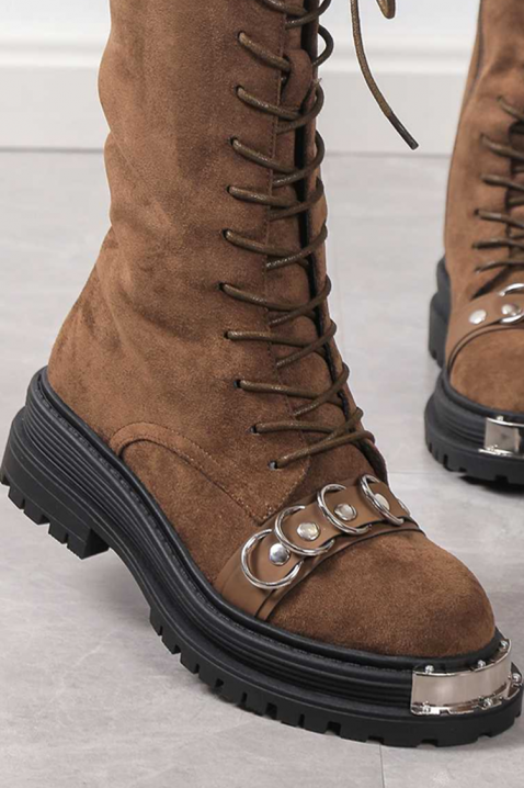 Ženske čizme SERMOLJA BROWN, Boja: braon, IVET.RS - Nova Kolekcija