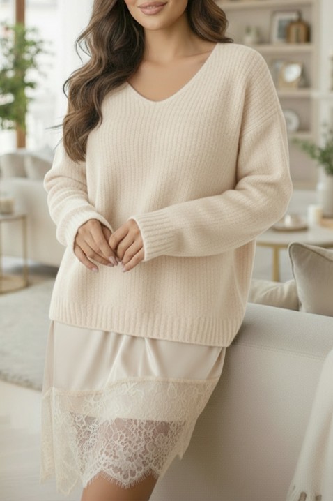 Tunika VLODERZA ECRU, Boja: ecru, IVET.RS - Nova Kolekcija