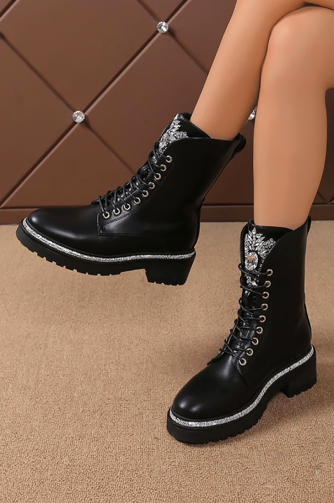 Ženske čizme FRONELXA, Boja: crna, IVET.RS - Nova Kolekcija