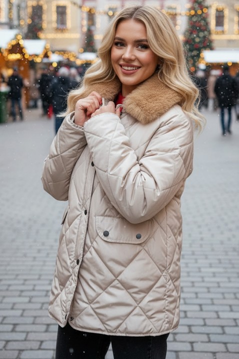 Jakna SLAMENDA BEIGE, Boja: bež, IVET.RS - Nova Kolekcija