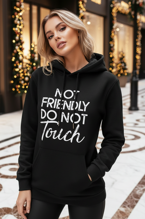 Dukserica VOLDRENA, Boja: crna, IVET.RS - Nova Kolekcija