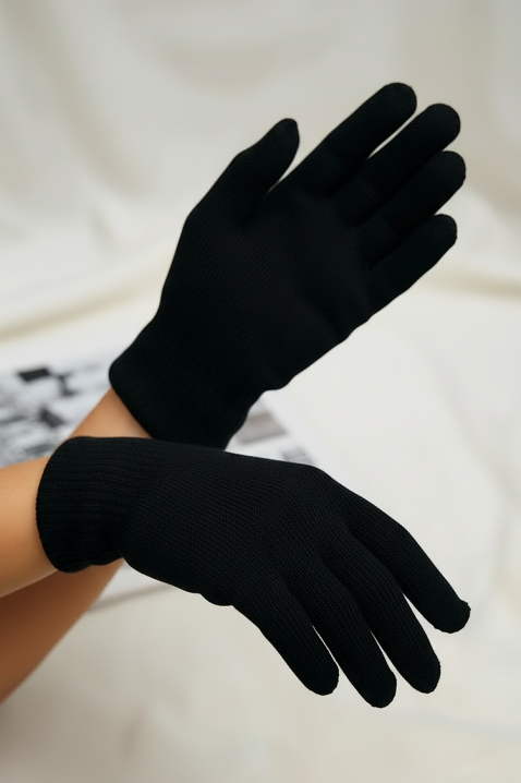 Ženske rukavice GLORVENZA, Boja: crna, IVET.RS - Nova Kolekcija