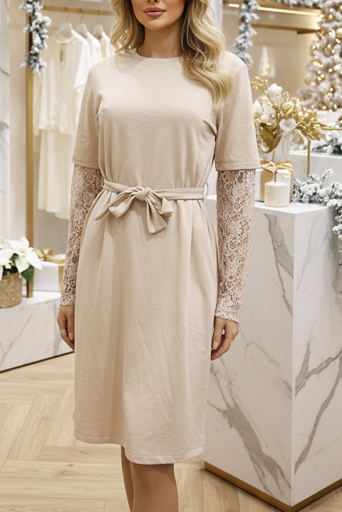 Haljina ZABRENA, Boja: ecru, IVET.RS - Nova Kolekcija