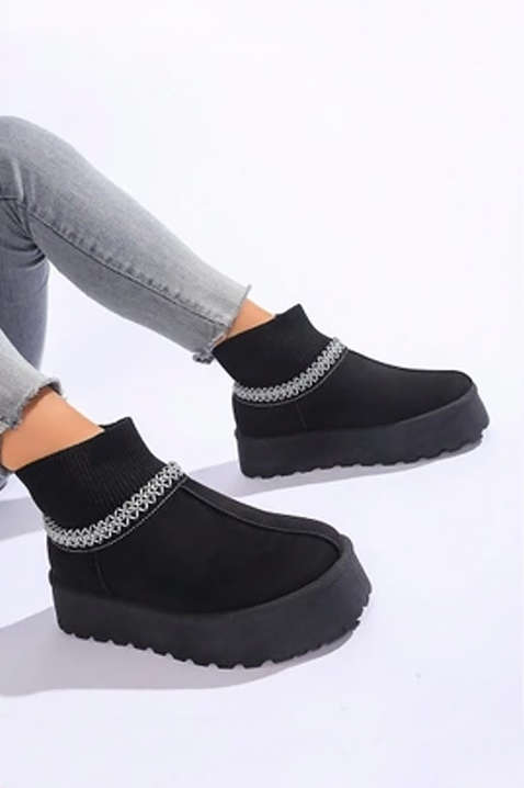 Ženske gležnjače ALZENDA, Boja: crna, IVET.RS - Nova Kolekcija