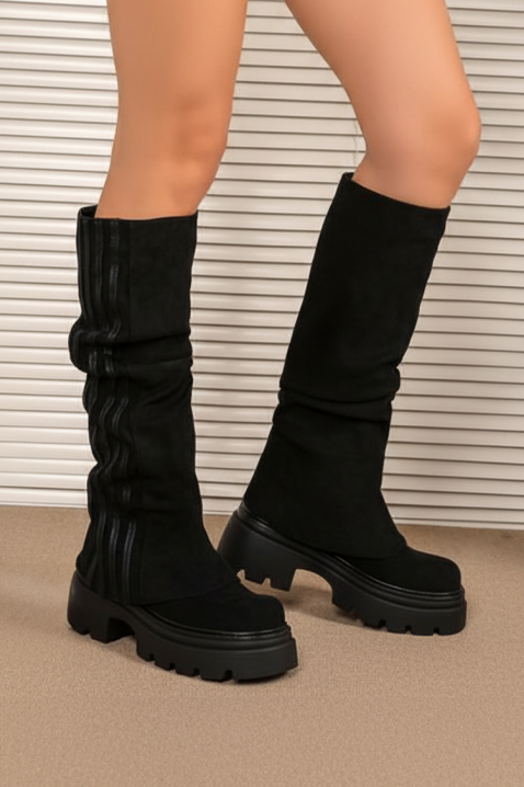 Čizme DOLEGRIA BLACK, Boja: crna, IVET.RS - Nova Kolekcija