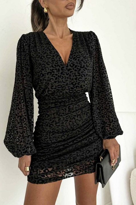 Haljina LEONENZA, Boja: crna, IVET.RS - Nova Kolekcija