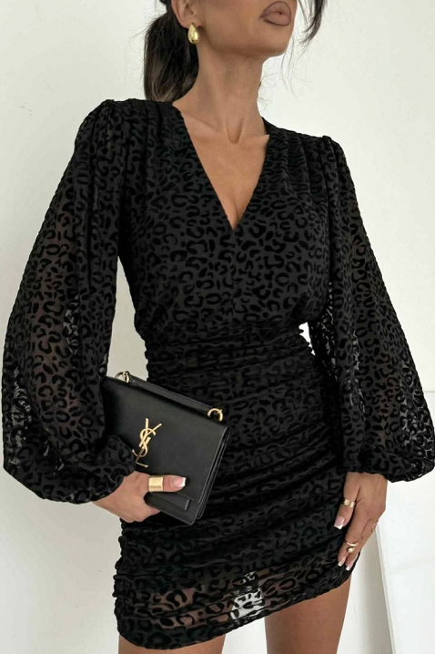 Haljina LEONENZA, Boja: crna, IVET.RS - Nova Kolekcija