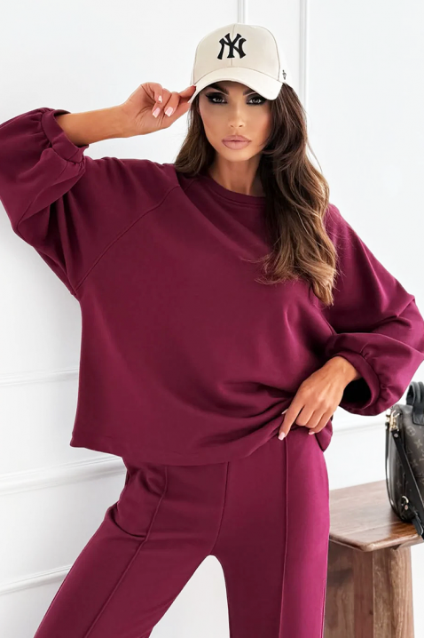 Komplet REOTILGA BORDO, Boja: bordo, IVET.RS - Nova Kolekcija