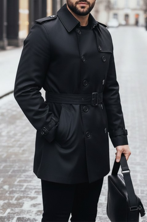 Muški mantil XABELTO, Boja: crna, IVET.RS - Nova Kolekcija