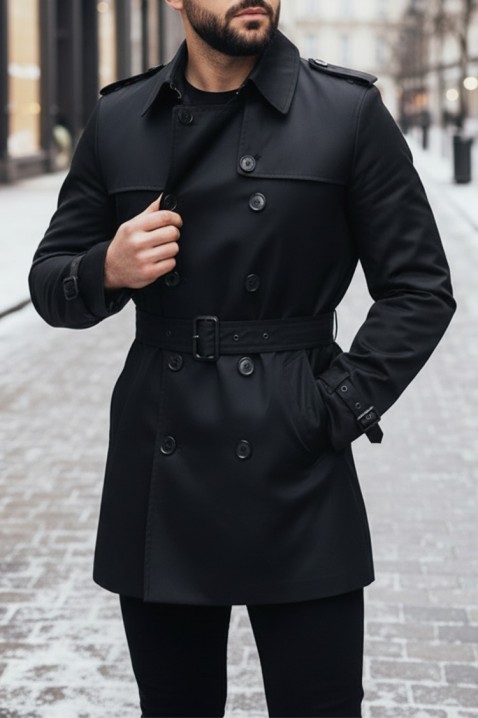 Muški mantil XABELTO, Boja: crna, IVET.RS - Nova Kolekcija