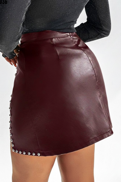 Suknja AKASITA BORDO, Boja: bordo, IVET.RS - Nova Kolekcija