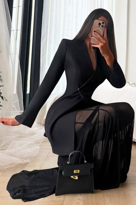 Haljina SILVORZA, Boja: crna, IVET.RS - Nova Kolekcija